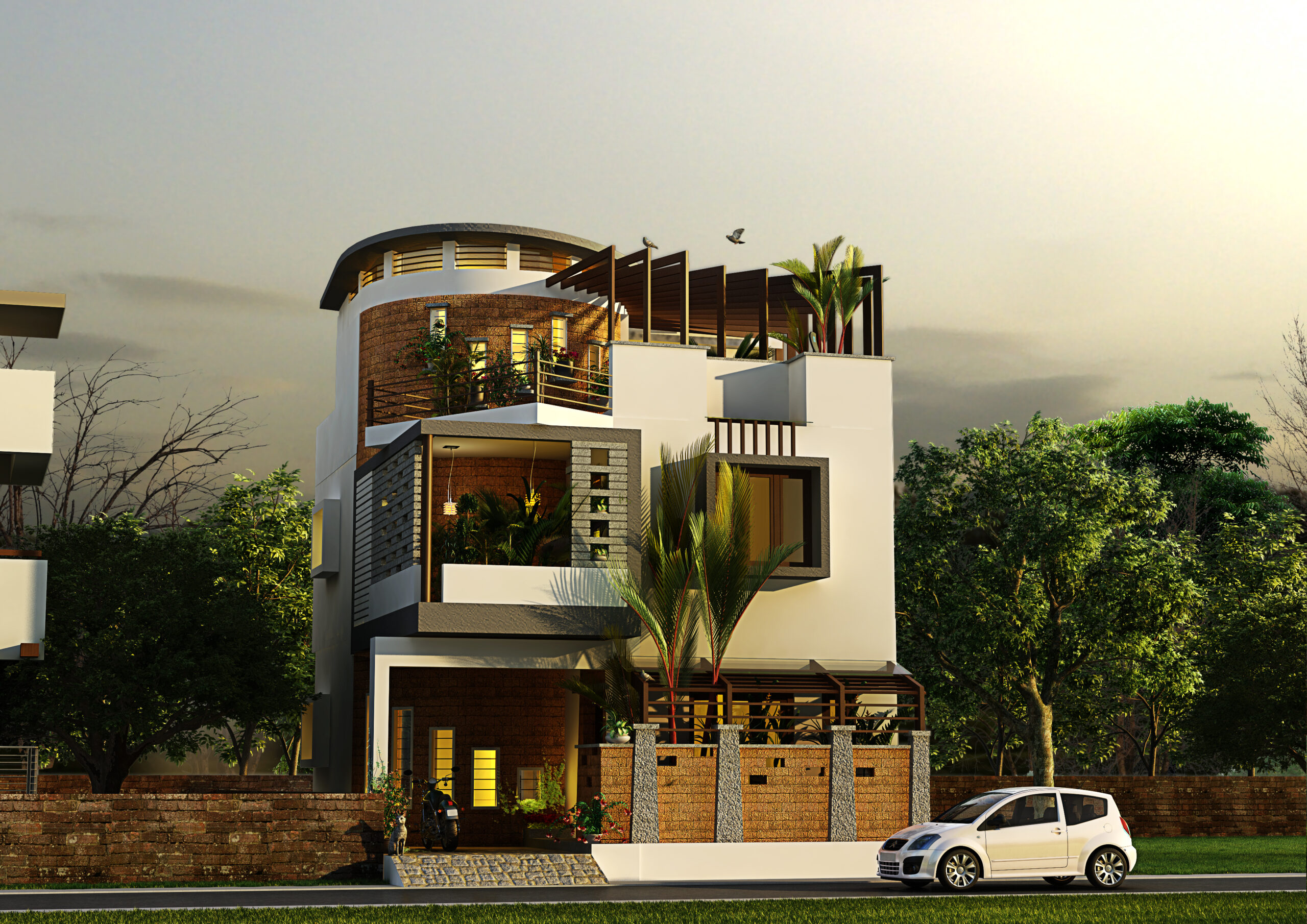 Laterite Facade Design